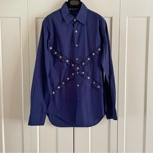 Jupe by Jackie Embroidered Button-down Shirt